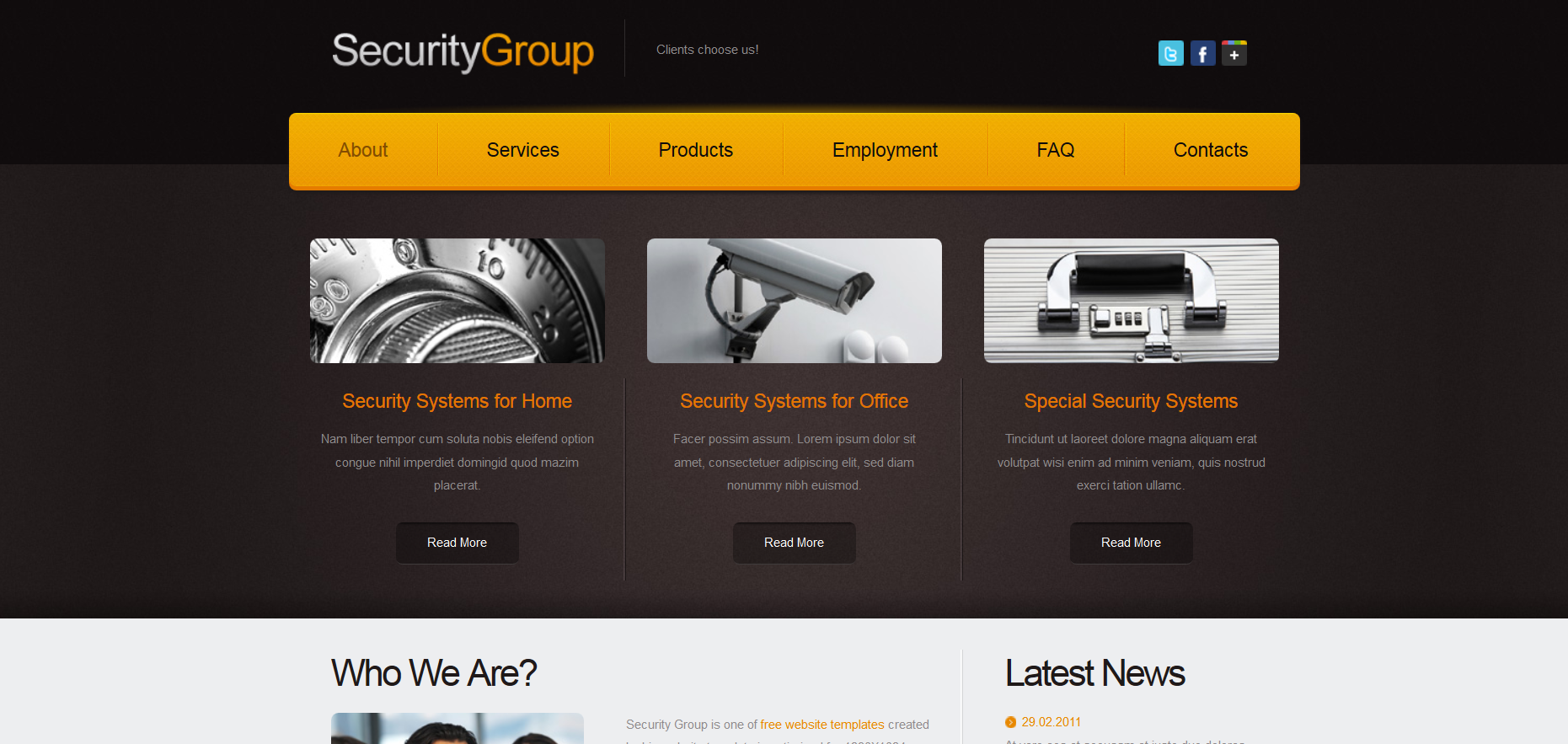 Шаблон сайта Связь №87