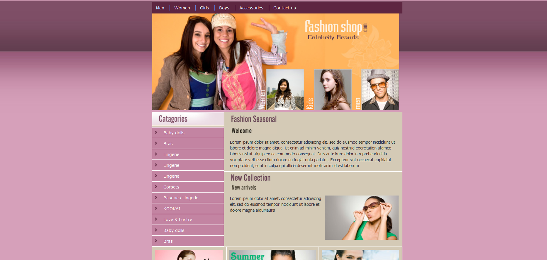 Шаблон сайта Интернет-магазины №208