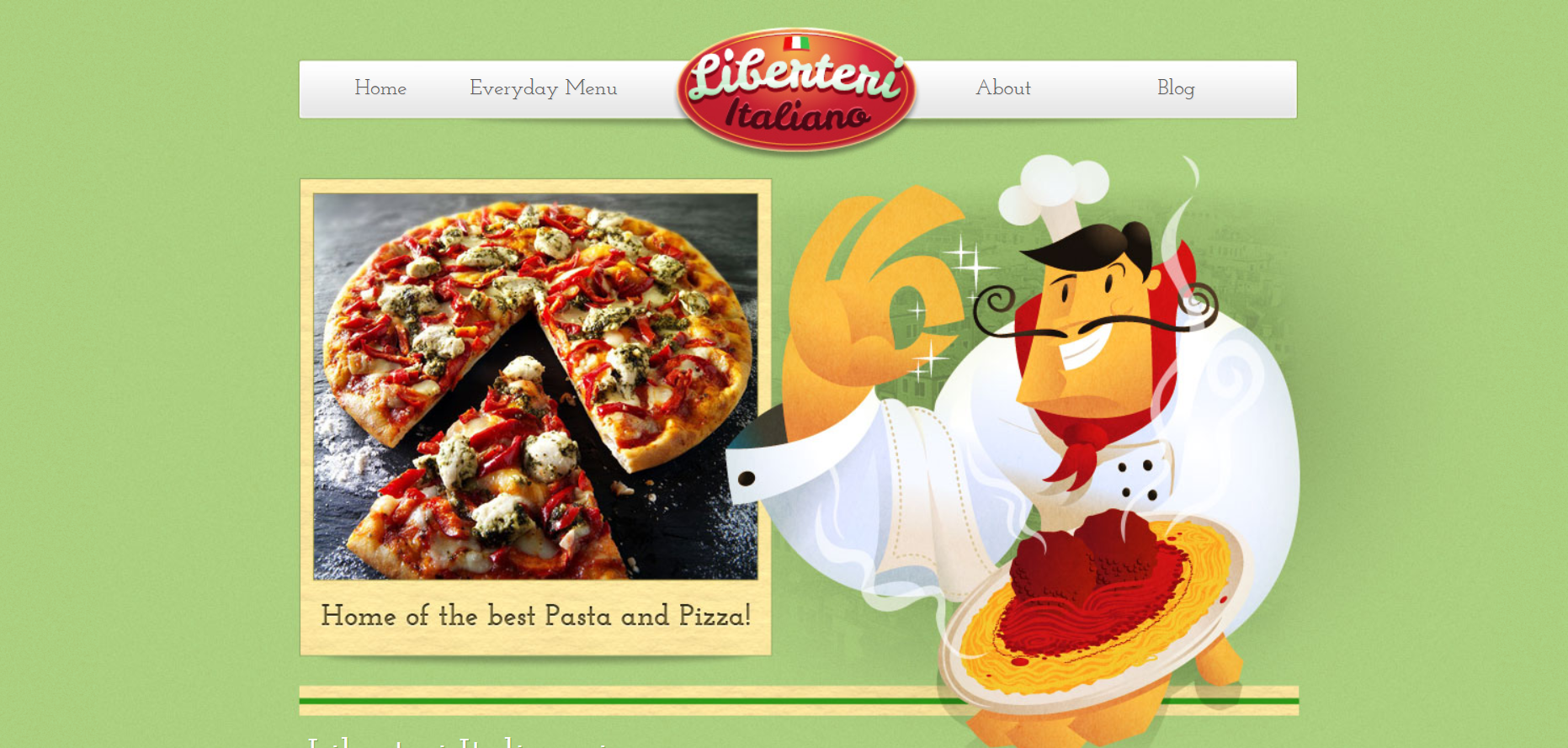 Шаблон сайта Рестораны №616