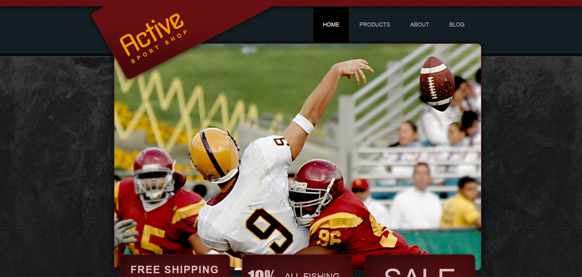 Шаблон сайта Спорт №649